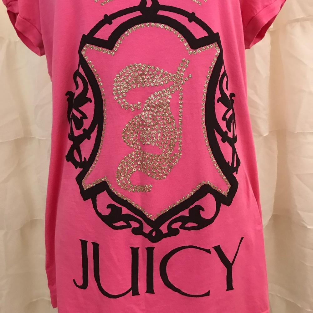 Hot Pink Juicy Couture Tee size XL